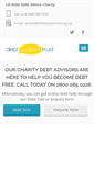 Mobile Screenshot of debtsupporttrust.org.uk